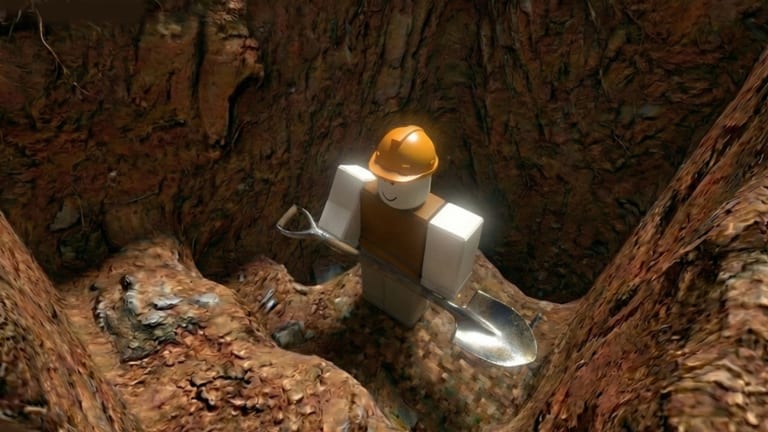 Just Dig It Roblox gameplay screenshot